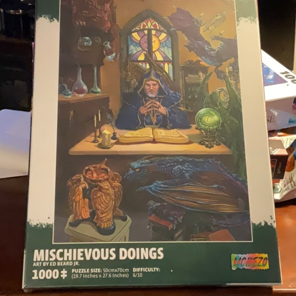 1000 Pc Mischievios Doings Jigsaw Puzzle - New